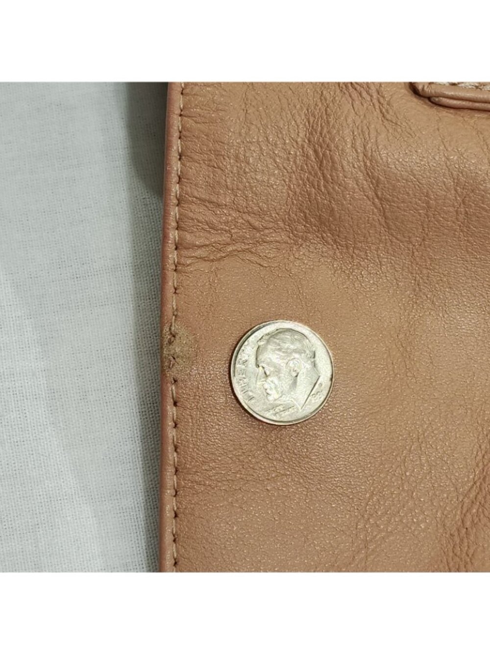 Wanderers Travel Co The Bondi Backpack Full Grain Leather Blush Magnetic Closure - Picture 9 of 16